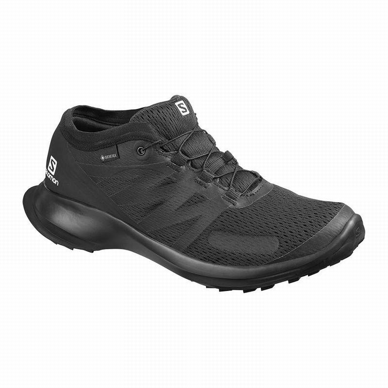 Chaussures De Trail Running Salomon Homme Noir - Salomon SENSE FLOW GTX - France (0915-ARHLO)